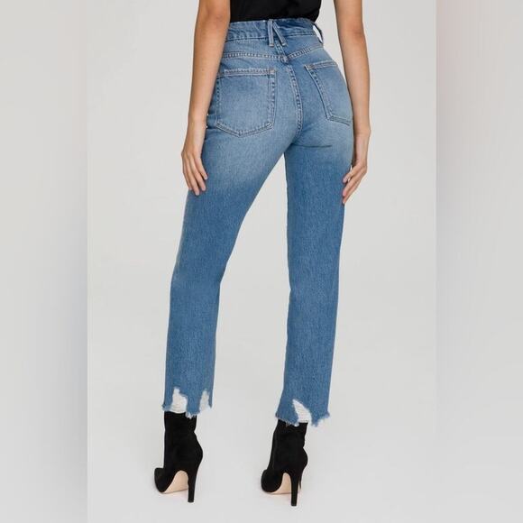 🆕 GOOD AMERICAN Good Vintage Jagged Hem SZ 20 - Picture 9 of 9